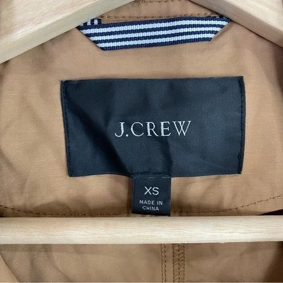 J Crew Relaxed Perfect‎ Lightweight Jacket Pale Mocha Tan Size X-Small - Picture 4 of 6